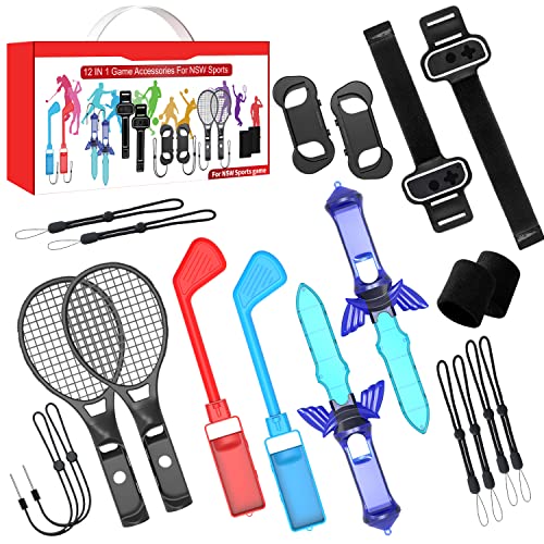 NINTENDO SWITCH Sports&スポーツグリップセット Amazon.co.jp: Newzerol 2022年新登場！【12 in 1セット】Switch